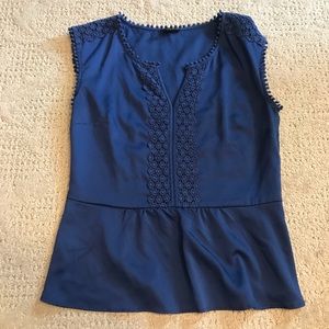 Navy blue Ann Taylor Blouse